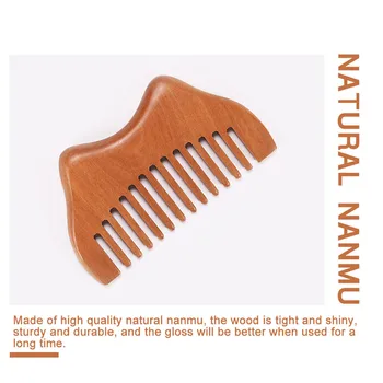 2020 Prijenosni Prirodni Masažna Četka za kosu Drveni Češalj anti-statički Slatka Češalj u obliku mačke Za njegu kose Češalj Jednostavan za korištenje 3