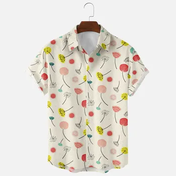 2021 Bababuy Gospodo besplatne majice Cool Svakodnevne majica kratkih rukava Ljetni odmor na Havajski plaže Vrhovima Plus Size 4