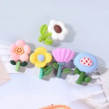 Mini-Slatka Simulacija Cvijeće Iz Tar. Кабошоны s ravnim naslonom Za Kosu Luk Centri DIY Nakit Za Scrapbooking 4