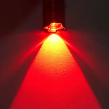 TMWT Prijenosni Mini Podesivi SK68 Crveno Svjetlo, Svjetiljka Crvene Lovački Taktička Svjetiljka Zoom-Baklja za detektor hotelske kamere 5